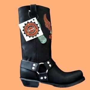 Harley-Davidson 8609 Harness Boots - NWT Deadstock - Screamin Eagle - Size 8.5